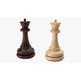 Queen Chess Piece 3D model